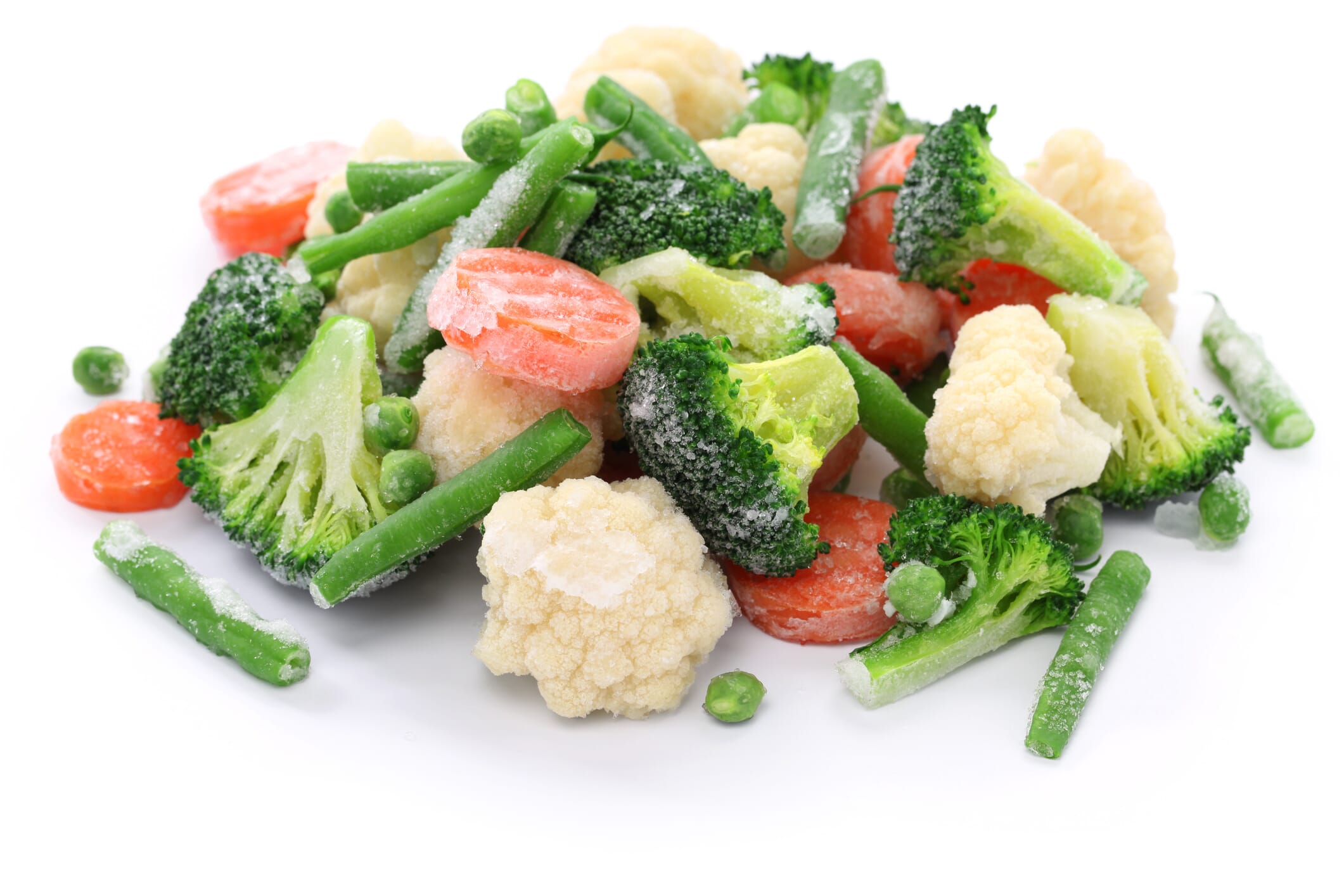 broccoli,cauliflower,carrots,grean beans,peas